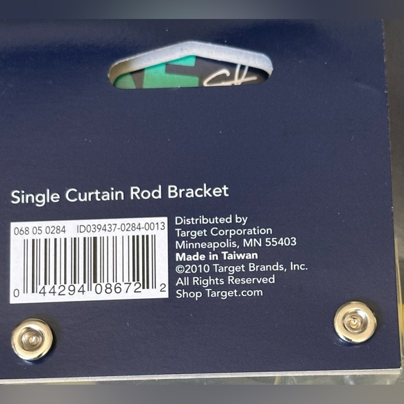 🪛 Single Curtain Rod Bracket, 3 pairs, NWT - Picture 3 of 3